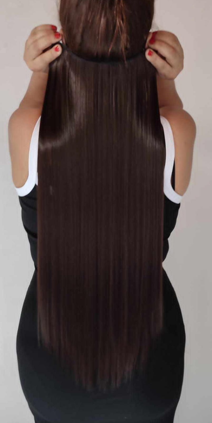 Extensiones de Cabello Semi Humanas Lisa