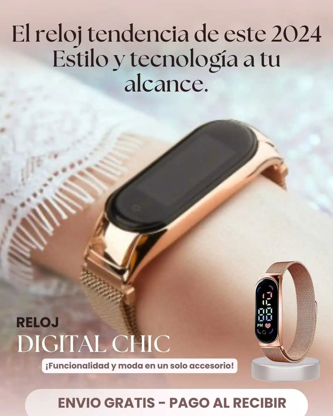 Reloj Electrónico Led de Moda